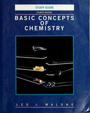 Cover of: Basic concepts of chemistry: study guide