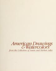 Cover of: American drawings & watercolors from the collection of Susan and Herbert Adler