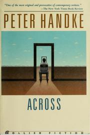Cover of: Across by Peter Handke