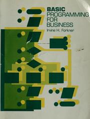 Cover of: BASIC programming for business