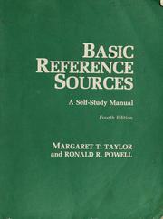 Cover of: Basic reference sources: a self-study manual