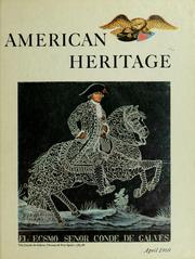 Cover of: American heritage: April, 1969, vol. XX, no. 3.