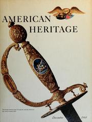Cover of: American heritage.: December 1968, vol. XX, no. 1.