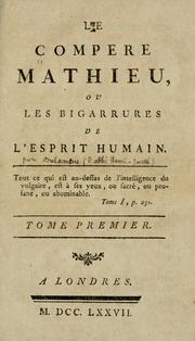 Cover of: Le compere Mathieu by Henri-Joseph Du Laurens