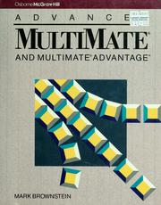 Advanced MultiMate and MultiMate Advantage by Mark Brownstein