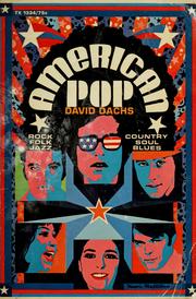 Cover of: American pop by David Dachs