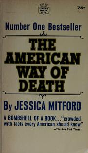 Cover of: The American way of death. by Jessica Mitford