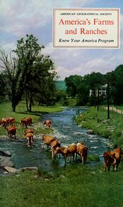 Cover of: America's farms and ranches. by 