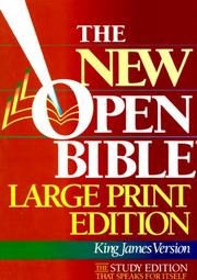 Cover of: Holy Bible the New Open Bible: King James Version, Large Print, Indexed, Black Bonded Leather