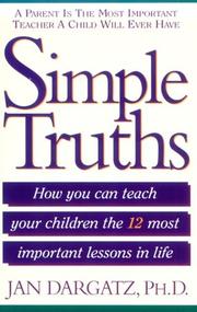 Cover of: Simple truths by Jan Lynette Dargatz