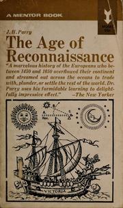 Cover of: The age of reconnaissance. by J. H. Parry