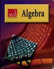 Cover of: Ags Algebra