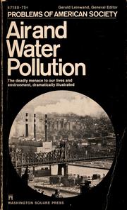 Cover of: Air and water pollution