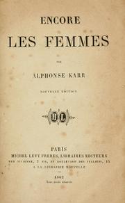 Cover of: Encore les femmes.