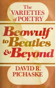 Cover of: Beowulf to Beatles & beyond by David R. Pichaske