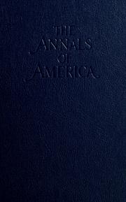Cover of: The Annals of America.