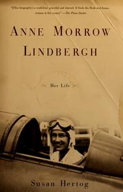 Cover of: Anne Morrow Lindbergh by Susan Hertog