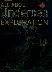 Cover of: All about undersea exploration. by Ruth Brindze