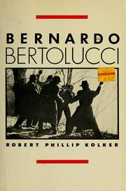 Cover of: Bernardo Bertolucci