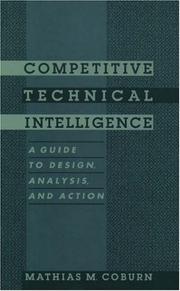 Competitive technical intelligence by Mathias M. Coburn
