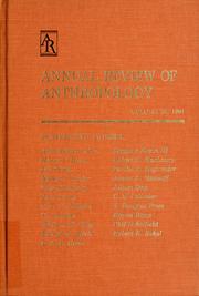 Cover of: Annual review of anthropology. by Bernard J. Siegel, editor ; Alan R. Beals, associate editor ; Stephen A. Tyler, associate editor.