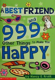 Cover of: A best friend and 999 other things to make you happy