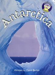 Cover of: Antarctica by Carol Barkin