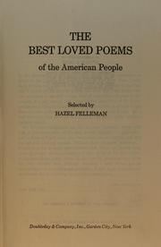 Cover of: The best loved poems of the American people. by Hazel Felleman
