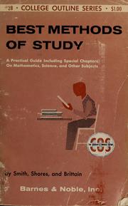 Cover of: Best methods of study