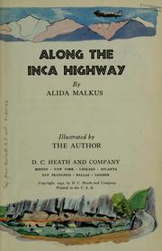 Cover of: Along the Inca highway