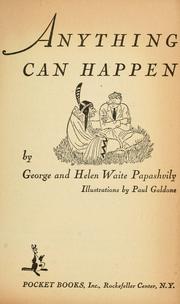 Anything can happen by George Papashvily