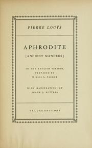Cover of: Aphrodite: ancient manners