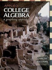 Cover of: Applied college algebra by Gareth Williams