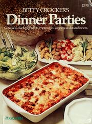 Cover of: Betty Crocker's Dinner parties by Betty Crocker