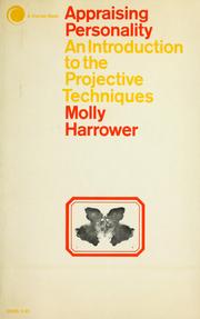 Cover of: Appraising personality | Molly Harrower