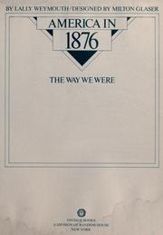 Cover of: America in 1876: the way we were
