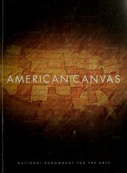 Cover of: American canvas