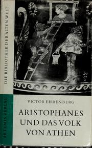 Cover of: Aristophanes und das Volk von Athen.: Eine Soziologie der altattischen Komödie.