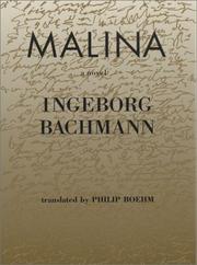 Cover of: Malina by Ingeborg Bachmann, Mark Anderson