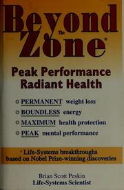 Cover of: Beyond the zone by Brian Peskin