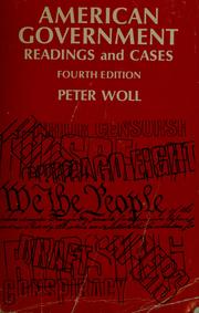 Cover of: American government by Peter Woll