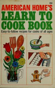 Cover of: American home's learn to cook book.