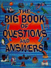 Cover of: The big book of questions and answers by Jane Parker Resnick
