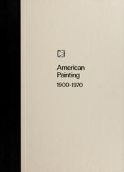 Cover of: American painting, 1900-1970