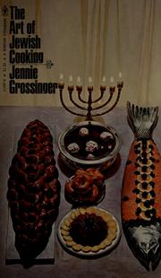 Cover of: The art of Jewish cooking