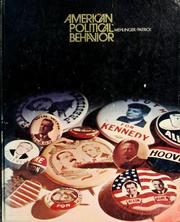 Cover of: American political behavior