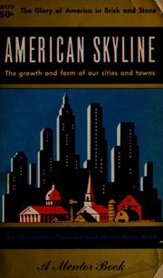 Cover of: American skyline by Christopher Tunnard