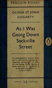 Cover of: As I was going down Sackville Street: a phantasy in fact