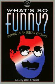 Cover of: What's So Funny? by Nancy A. Walker