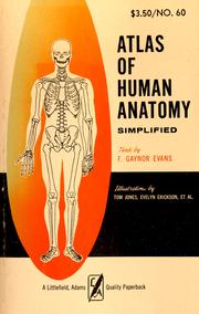 Cover of: Atlas of human anatomy by F. Gaynor Evans